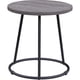 thumbnail image 1 of Mesa Lateral Lorell LLR16262 Redonda Estilo Industrial Acero, 1 of 2