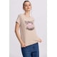 thumbnail image 1 of Polera Mujer Básica Print Beige, 1 of 4