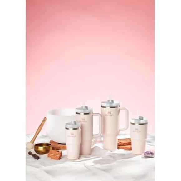 Vaso Quencher H2 0 40oz Mango Sorbete Rose Quartz
