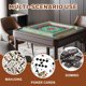 thumbnail image 3 of Tapete de Mahjong VETEB 80 cm con diseño floral y bolsa de transporte, 3 of 6