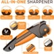 thumbnail image 2 of Afilador múltiple Sharp Pebble Orange Ninja para herramientas de jardín, 2 of 8