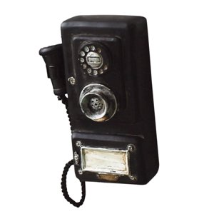 Bothyi - Teléfono Retro Artesanía Teléfono De Estilo Vintage Para Photograp Props Bar Hotel