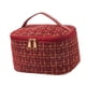 thumbnail image 2 of Bolsa De Maquillaje Multifunción Portátil Para Mujer, Organizador De Maquillaje, Bolsa De Aseo, Color Rojo, 2 of 5