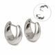 thumbnail image 1 of Argollas Camila chunky 20G 8MM titanio ASTM F136, 1 of 3