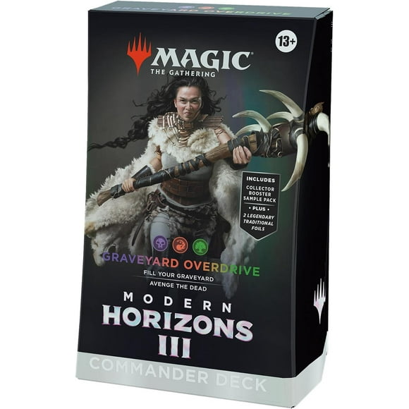 MTG: Commander MH 3 - Graveyard Overdrive (Ingles) negro