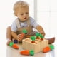 thumbnail image 1 of Montessori Toys For 1 2 3 Year Old Toddlers, Carrot Harvest Game Wooden Toy For 12 18 Months Baby Boys And Girls, Educational Learning Shape Sorting Matching Gifts For Babies 1-3, 1 of 2