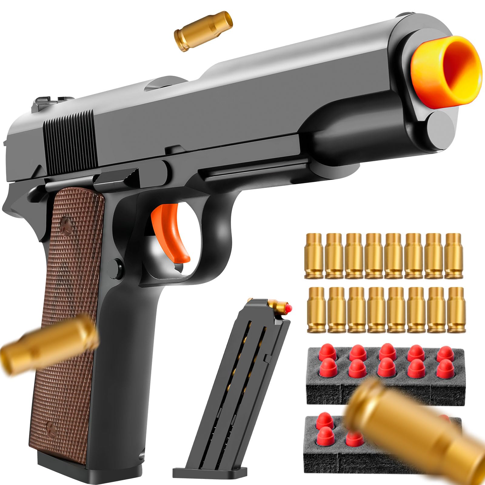 Pistola De Juguete Foam Shell Blaster Serfiman Soft Bullet