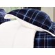 thumbnail image 3 of Set de edredón Elegant Comfort Heavy Weight Full/Queen Navy, 3 of 8