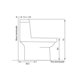 thumbnail image 4 of Inodoro Una Pieza Málaga Dual Flush Soft Close, 4 of 7