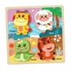 thumbnail image 2 of Rompecabezas De Animales De Madera Juguete De Desarrollo De Habilidades Motoras Finas Para Bebés, Niños, Niños Pequeños, Ovejas, 2 of 5