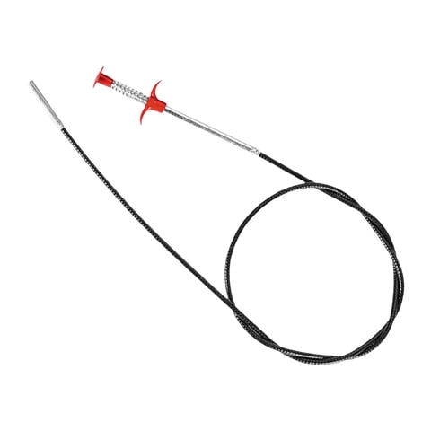 Magideal - Removedor De Obstrucciones De Pelo De Serpiente Flexible, Fácil De Usar, Abridor De Desagües Obstruidos, Herramienta De Limpieza Para Bañera, Desagües 200Cm