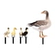 thumbnail image 2 of 4 Piezas De Estatua De Pato, Estacas De Animales, Decoración De Patio, Adorno Para Camino, Jardín, Patio, 2 of 5
