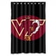 thumbnail image 1 of Cortina de ducha de los Virginia Tech Vt Hokies, juego de cortina de baño con ganchos, tamaño 48 x 72 pulgadas, 1 of 3