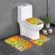 thumbnail image 1 of El Autobús Mágico Juego de 3 alfombras de baño de coral fleece: tapete de baño + alfombra de inodoro en forma de U + funda de tapa de inodoro en forma de O, 1 of 6