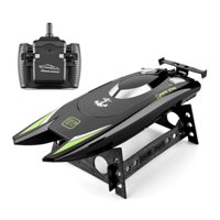 Mundo Online - Lancha Juguete A Control Remoto Doble Motor, Negro