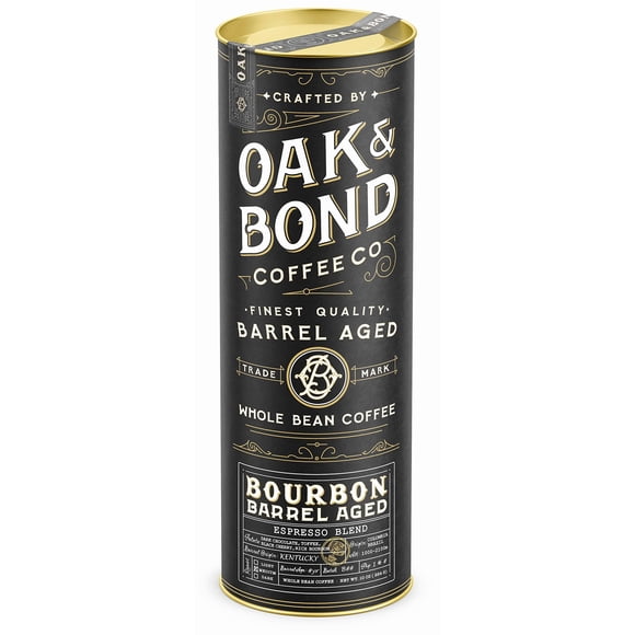 Café OAK & BOND Mezcla de Espresso Envejecida en Barrica de Bourbon 284 g