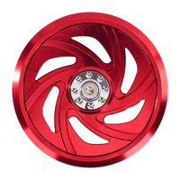 Ioensy - Cubierta De Ventilador De Aleación De Aluminio, Ligera, Profesional, Para Motocicleta, Cubierta De Entrada De Aire, Roja