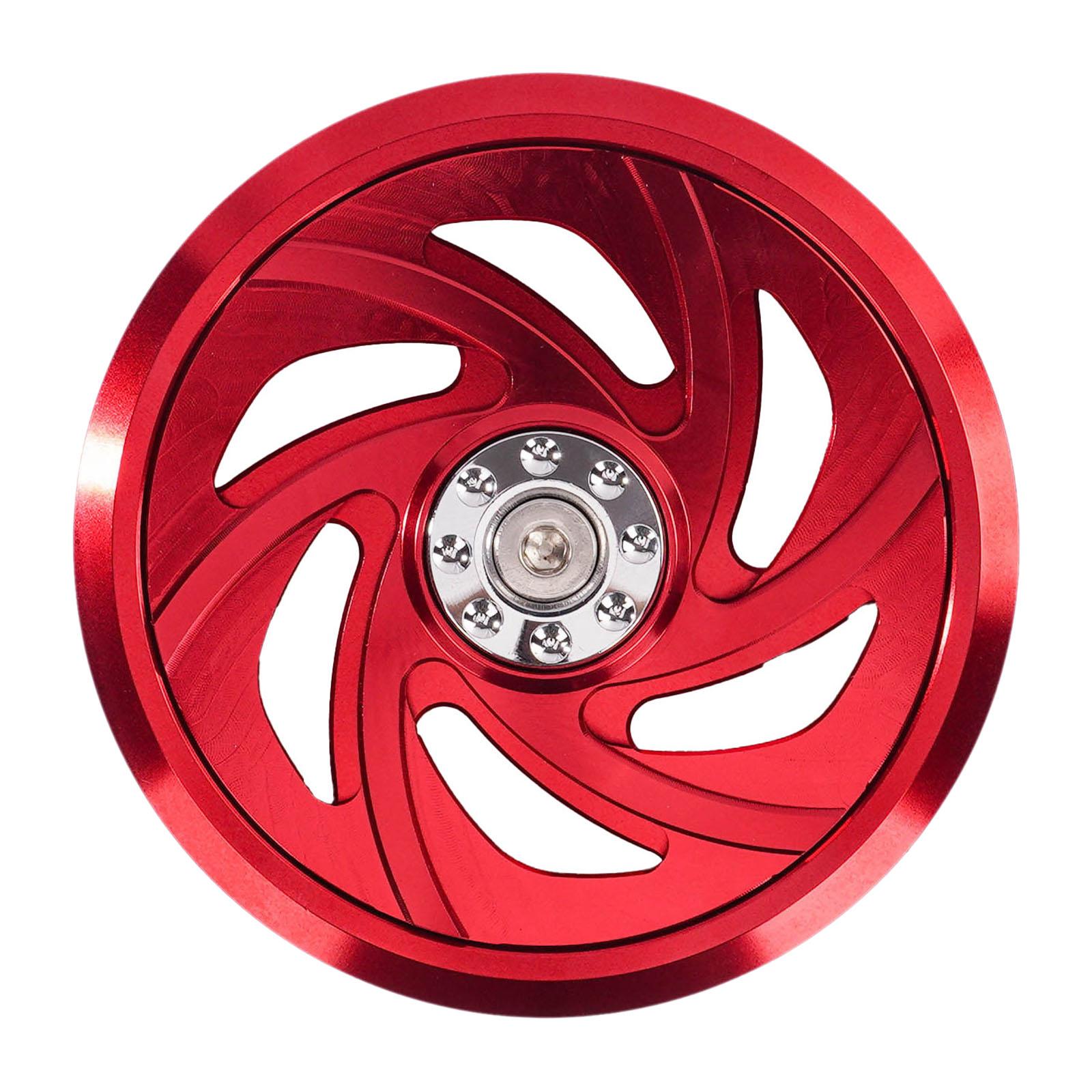 Ioensy - Cubierta De Ventilador De Aleación De Aluminio, Ligera, Profesional, Para Motocicleta, Cubierta De Entrada De Aire, Roja