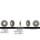 thumbnail image 2 of Disco Freno para auto Mercedes Benz GLE350d 2012-2019 Trasero, 2 of 2