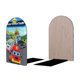 thumbnail image 2 of Súper Rescate de Bomberos Sujetalibros decorativos temáticos, tope para estantería con base antideslizante, uso dual para hogar y oficina - 2 piezas, 2 of 6