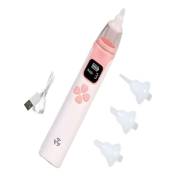 Aspirador Nasal para bebes Electrico Recargable rosa