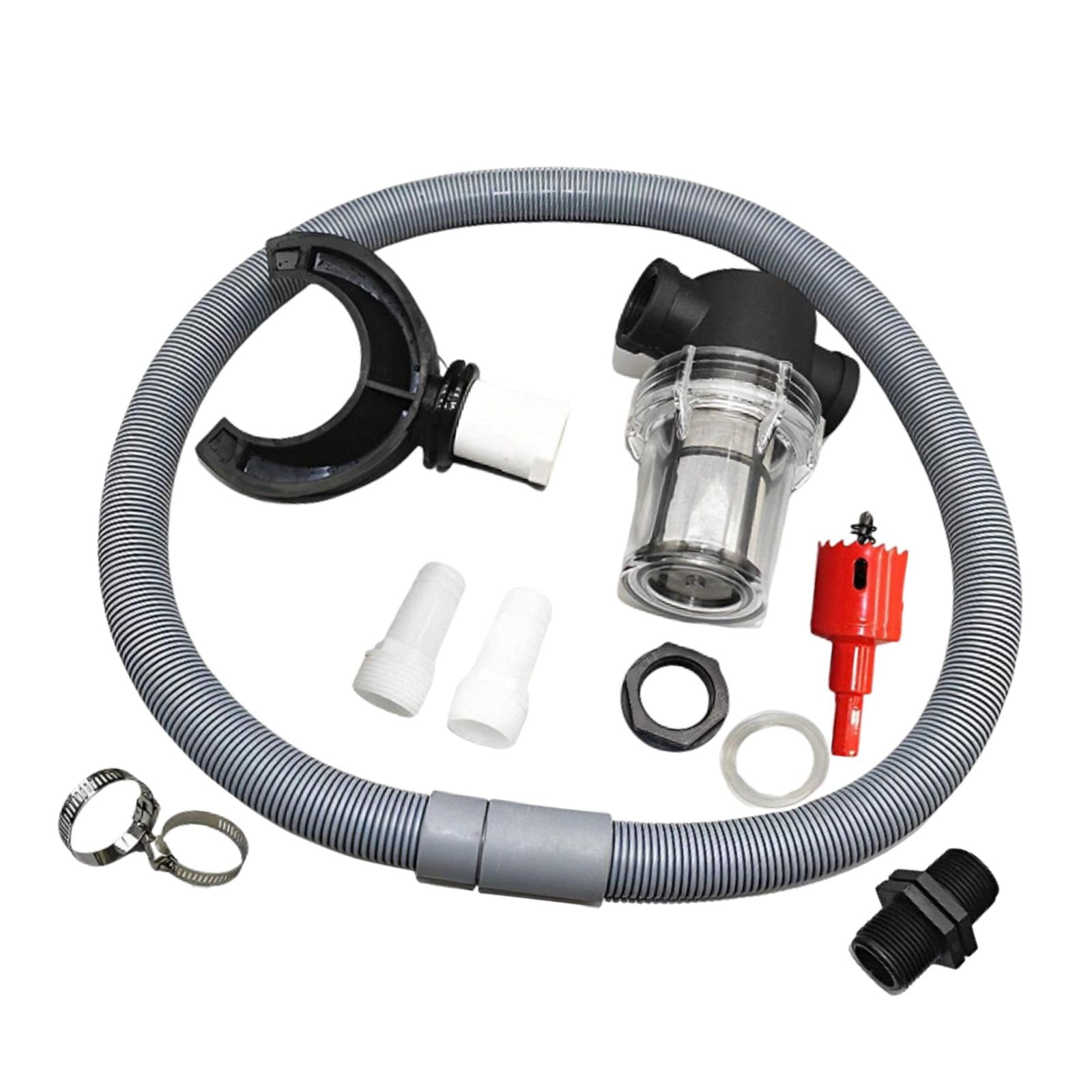 Ioensy - Sistema De Captura De Agua De Lluvia Kits De Desviador De Barril De Lluvia Para Tareas Al Aire Libre Techo Kits De Filtro De 75 Mm