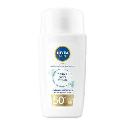 Protector Solar Sun Skin Clear Piel Mixta A Grasa Fps 50 40 Ml Nivea