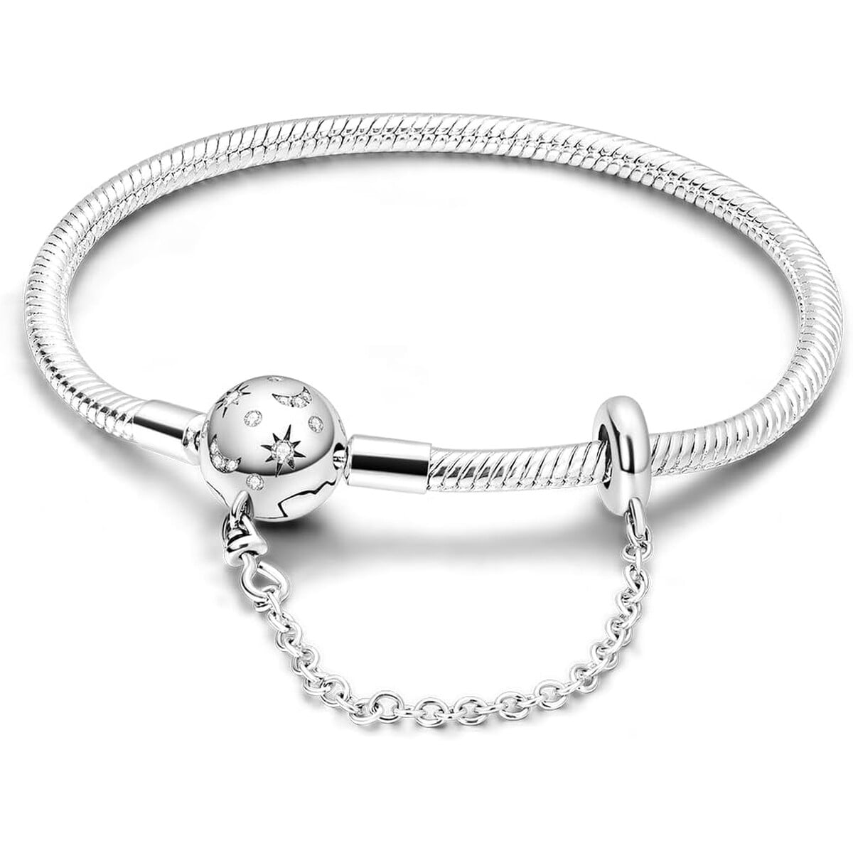 Pulsera Parmuz Plata 925 Mujer Cadena Serpiente Charm