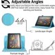 thumbnail image 5 of Funda para tablet Pudazvi 7-8,5" de cuero PU, giratoria 360°, azul, 5 of 8