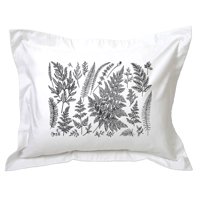 Tuyo Print - Funda De Almohada - - Silueta Hierbas