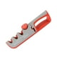 thumbnail image 2 of Sacapado De Cuchillos De Cocina Scissor Ajustable Cuchillo Afilado Herramienta Gris Rojo, 2 of 5