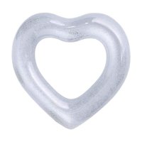 Puntostore - Flotador Corazón 90Cms Plateado - Ps