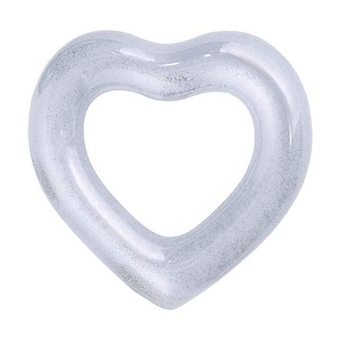 Puntostore - Flotador Corazón 90Cms Plateado - Ps