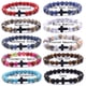 thumbnail image 3 of Pulsera HYHONEY Cruz con Piedra Natural - Set de 10 piezas, 3 of 5