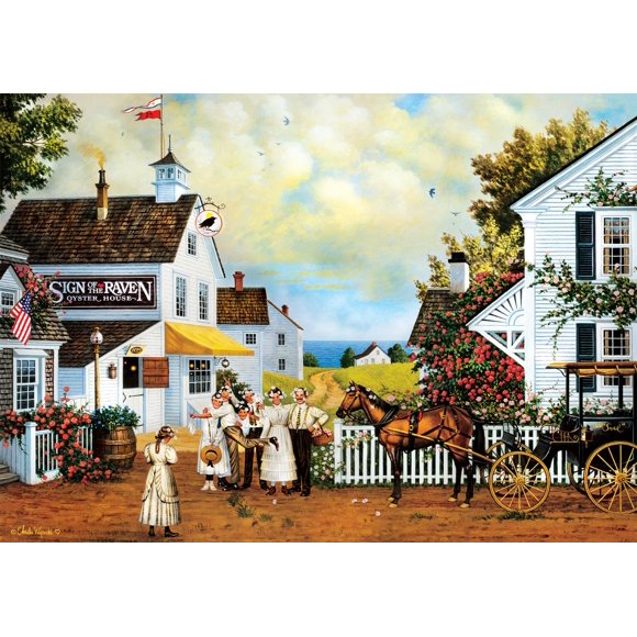 Puzle Charles Wysocki Fun Lovin' de 300 piezas de Buffalo Games, 54 x 38 cm