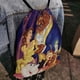 thumbnail image 4 of Bella La Bella y la Bestia Mochila de Cuerdas para Deportes y Gimnasio, Bolsa de Cuerdas Resistente al Agua, Bolsa Cinch, 30×40cm, 4 of 6