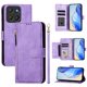 thumbnail image 5 of Funda Billetera Cremallera para Motorola Moto G15 con Porta Tarjetas, Soporte y Correa Morado, 5 of 5