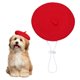 thumbnail image 1 of Uxcell Sombrero de Lana para Perro, Boina de Artista Francés para Mascotas de 5 Pulgadas con Correa Ajustable, Accesorio para el Cabello, (Rojo Brillante), para Disfraz de Navidad, 1 of 7