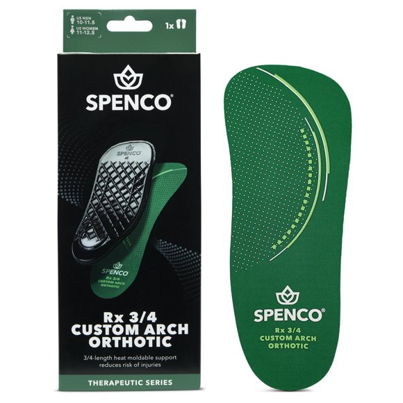 Plantillas Ortopédicas Spenco Rx con Soporte de Arco 3/4 de Largo