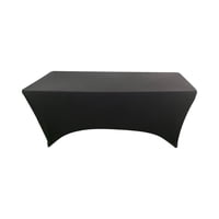 Northwest - Mantel Forro Cobertor Elástico Para Mesa 240Cm Negro Tamaño Único