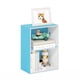 thumbnail image 1 of Librería Furinno Luder de 2 niveles, azul claro/blanco, 1 of 6