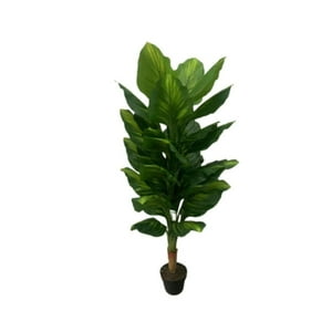 Mobii - Planta Artificial Tipo Banano. Altura: 140Cm Verde