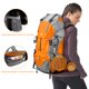 thumbnail image 5 of Mochila de senderismo Loowoko, impermeable, 50 litros, para acampar con funda para lluvia, 5 of 6