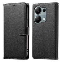 Funda Para Foxdock Xiaomi Redmi Note 13 Pro 4G– Cuero Premium, 3 Ranuras Para Tarjetas, Protección Contra Impactos
