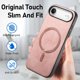 thumbnail image 5 of Magnetic Slim Case for iPhone Air with Camera Guard & Anti-Scratch Back Pink, 5 of 6