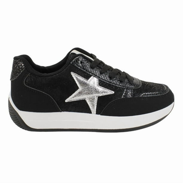 Zapatilla New Walk Stellar Plataforma Negra