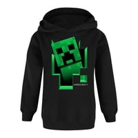 Buzo Minecraft Para Niños Gamer Negro Creeper 9-10 Años