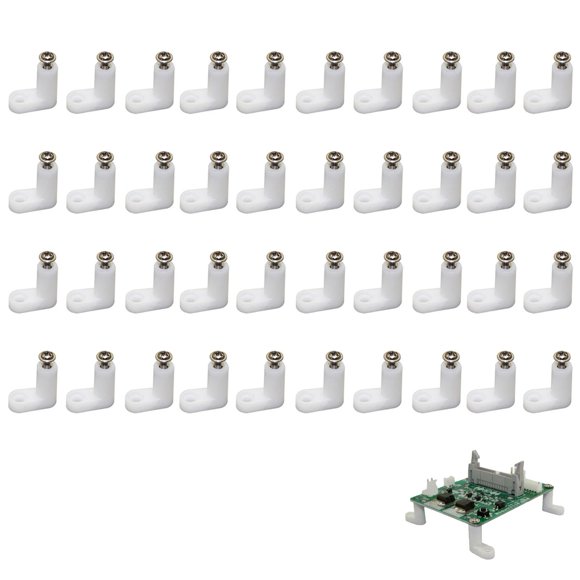 Espaciadores koofull 20x20x10 mm en forma de L - 40 unidades con tornillos