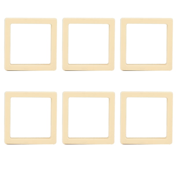 6 unidades, organizador de joyas para anillos, collares, pulseras y pendientes, caja transparente.