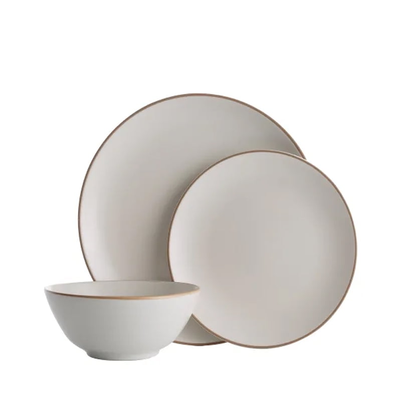 Mason Cash - Juego Loza Classic Collection 12 Piezas Crema